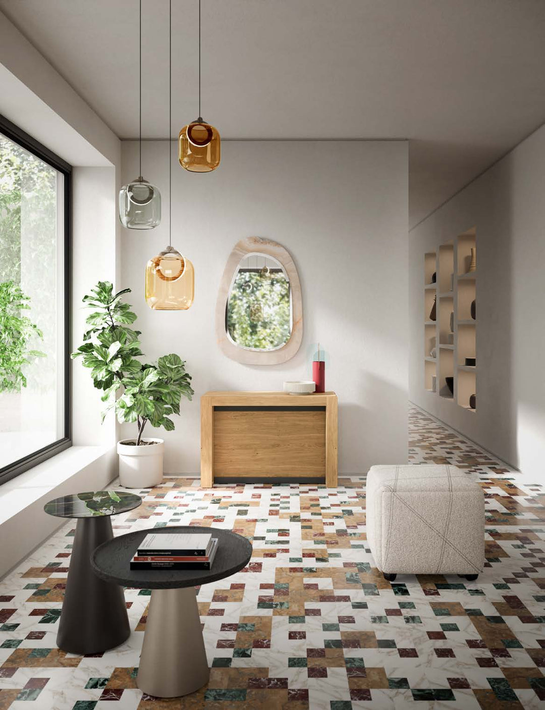 A3 extendable console table