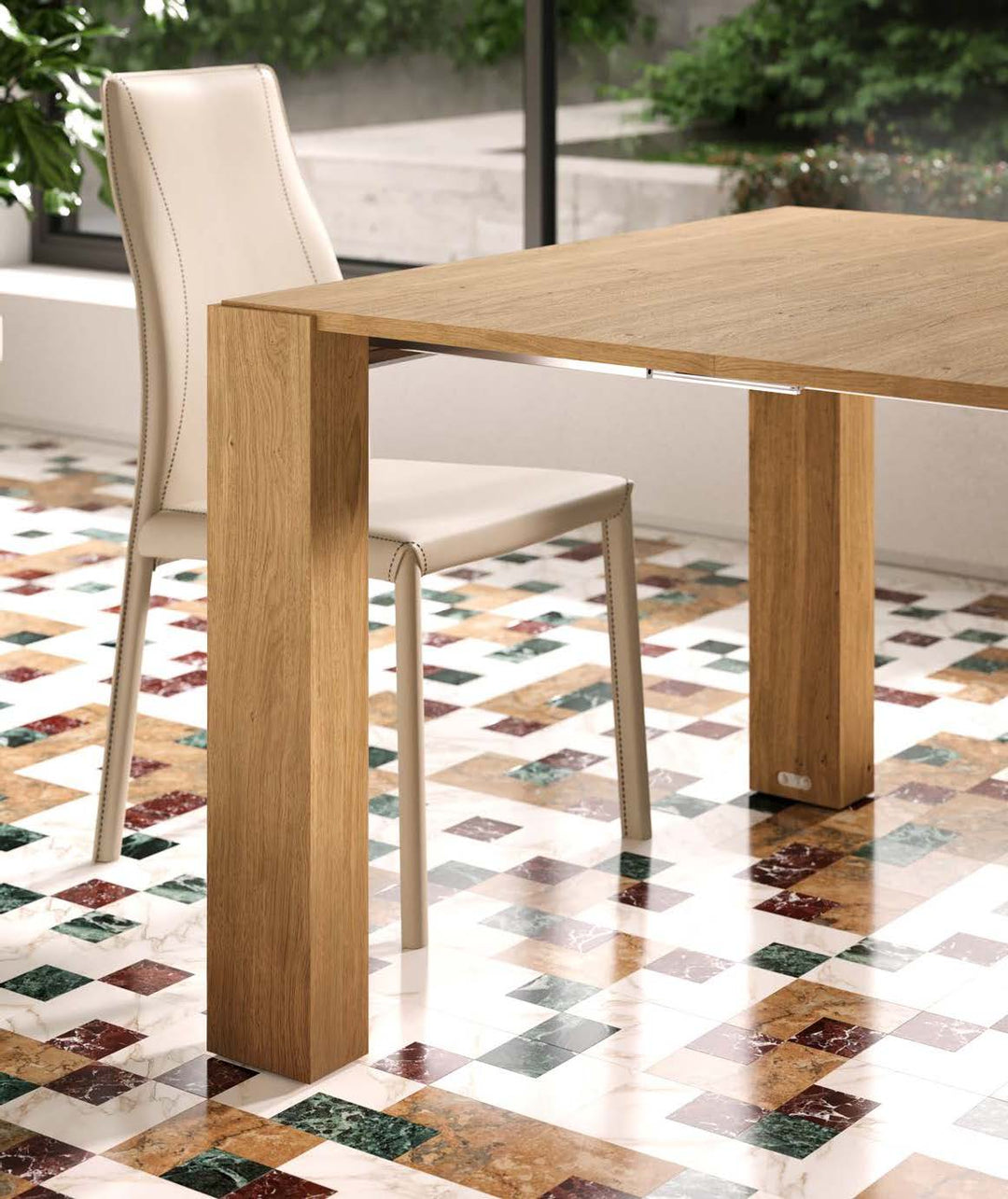 A3 extendable console table