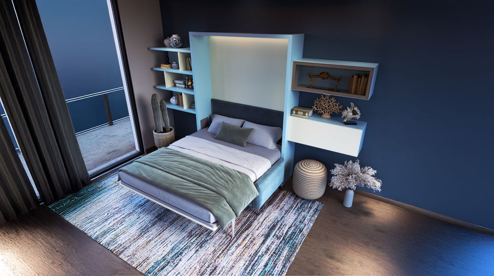 City dream sofa wall bed by night