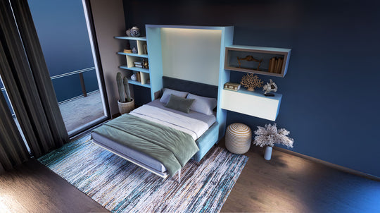 City dream sofa wall bed by night