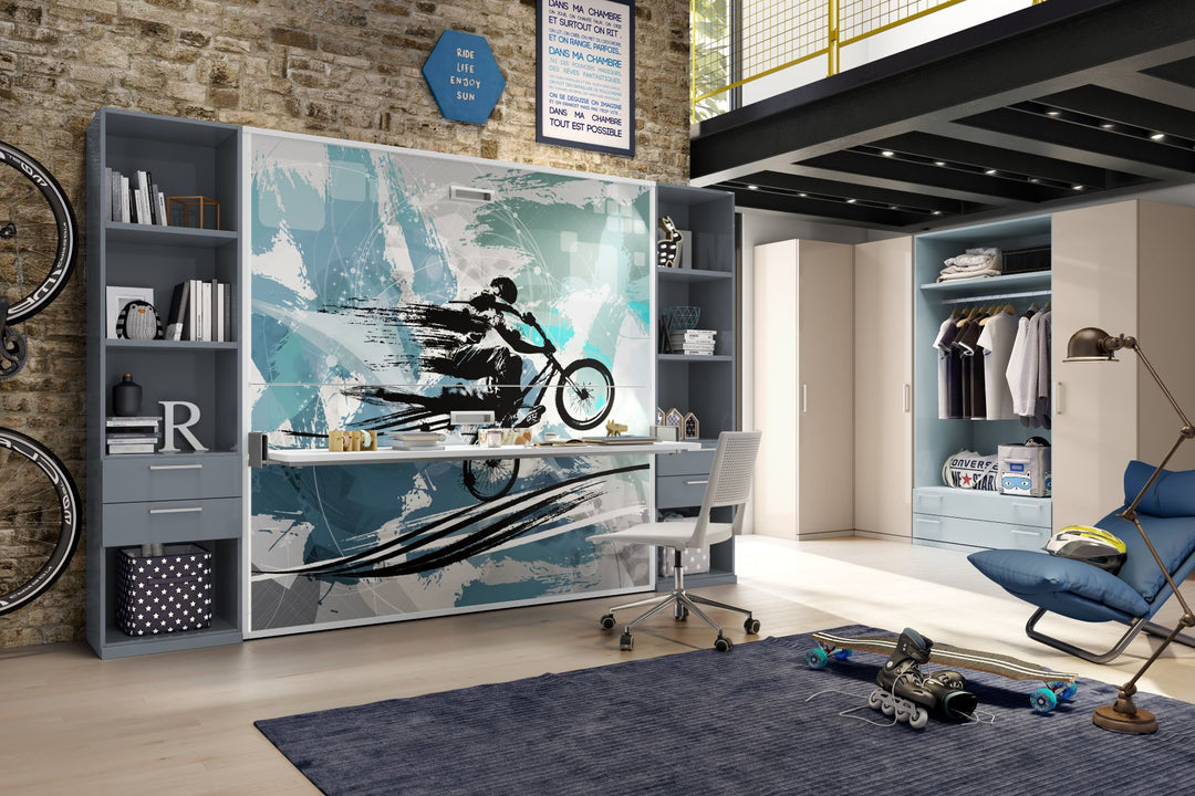 wall bunk bed cocoon by day