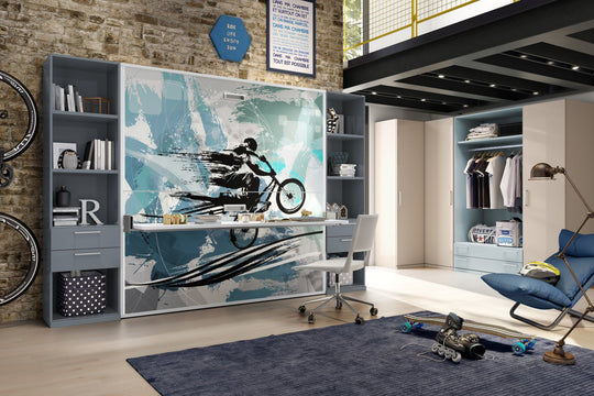 wall bunk bed cocoon by day