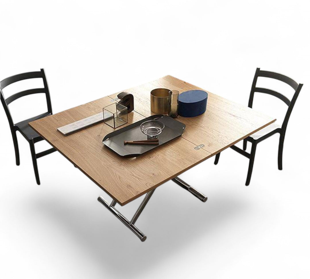 Furlo dining table with chairs on a white background
