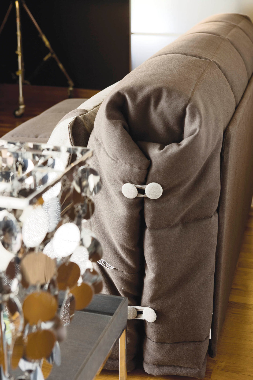 Close up of Ginger sofa bed