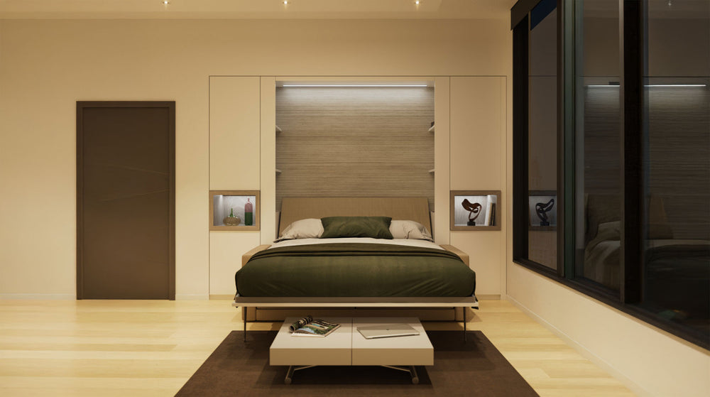 Jazz sofa wall bed by night