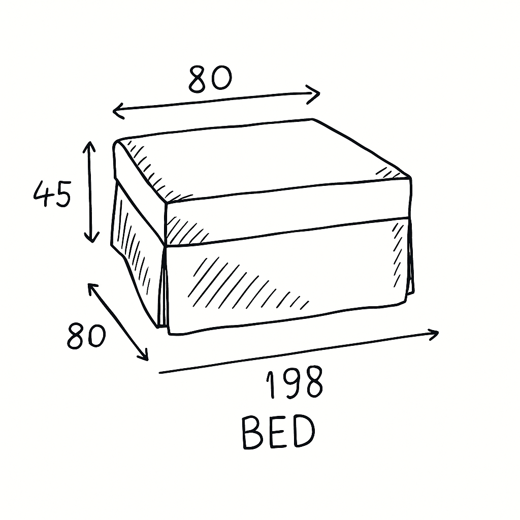 POP Ottoman Bed, Ottoman bed - Bonbon Compact Living