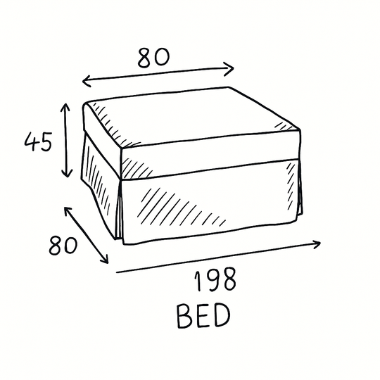 POP Ottoman Bed, Ottoman bed - Bonbon Compact Living