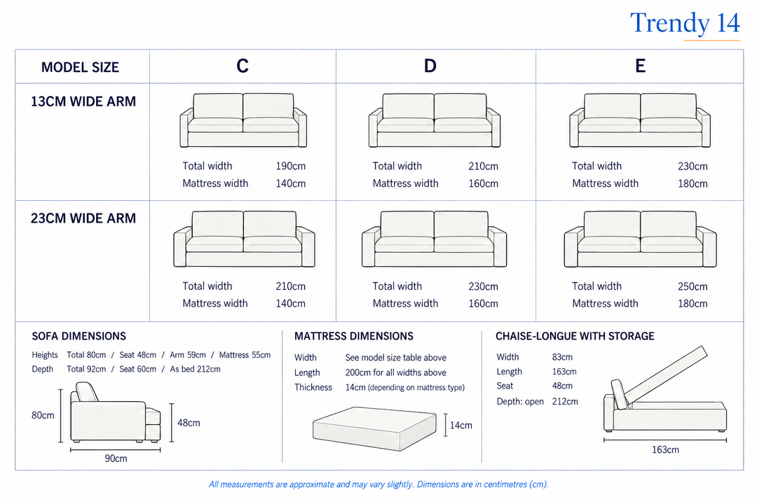 Trendy 14 Sofa Bed