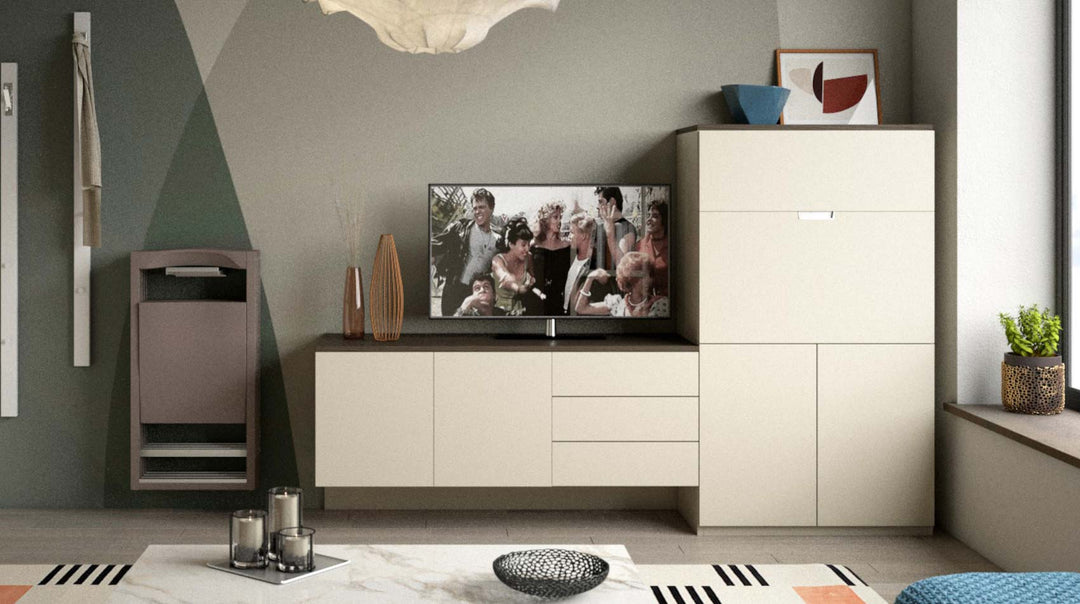 Modern living room with a Home Office.

Details