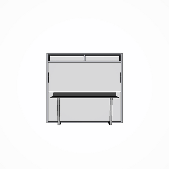 Space Desk horizontal wall bed