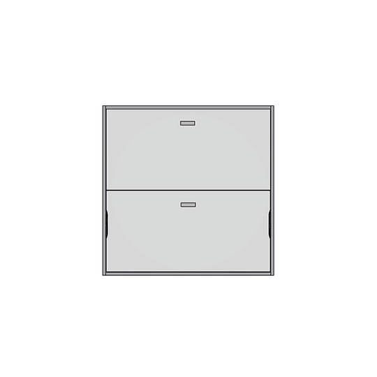 Drawing of Flap bunk bed