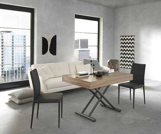 Cubic expanding coffee to dining table 