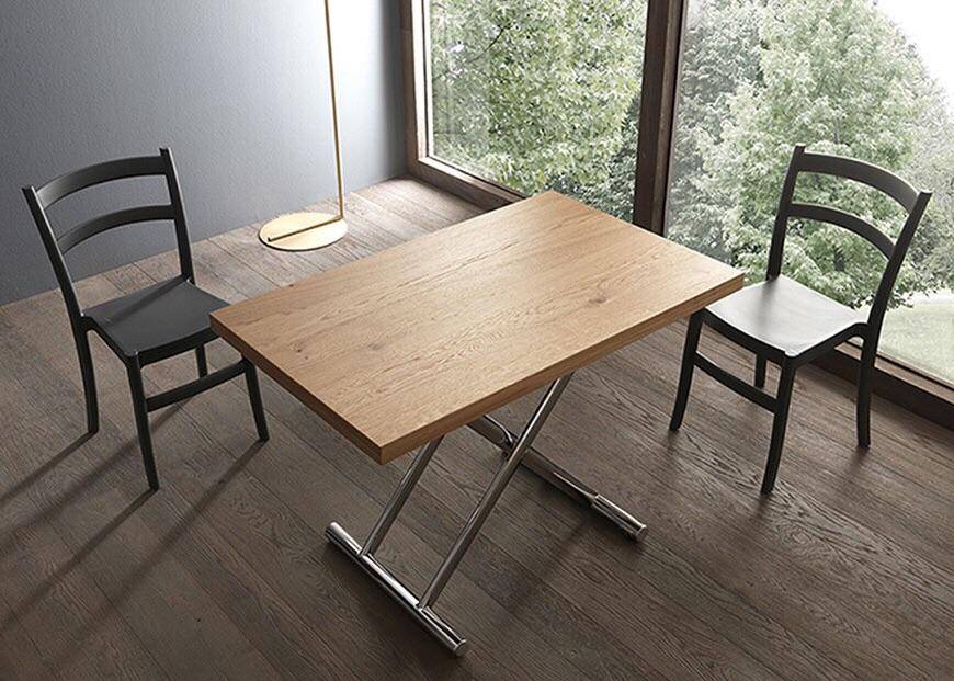 Furlo raising coffee to dining table 