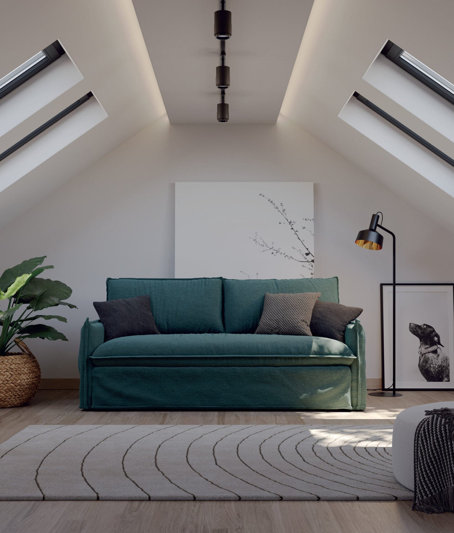 Clarke Schlafsofa für zwei Personen London