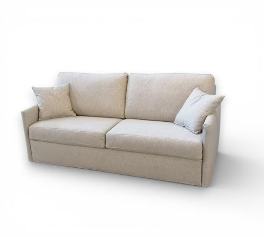 Comfy 14 sofa bed with the 3cm wide arm options.  total with of the sofa 190cm, with a 160x200cm mattress