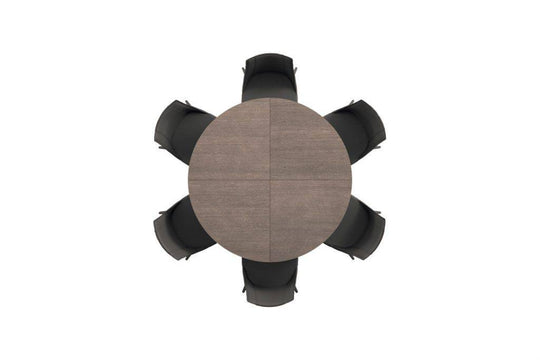 Big Round, extendable dining table 