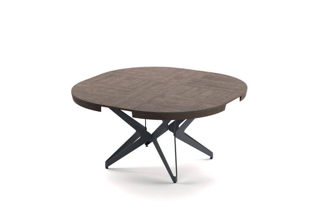 Big Round, extendable dining table 