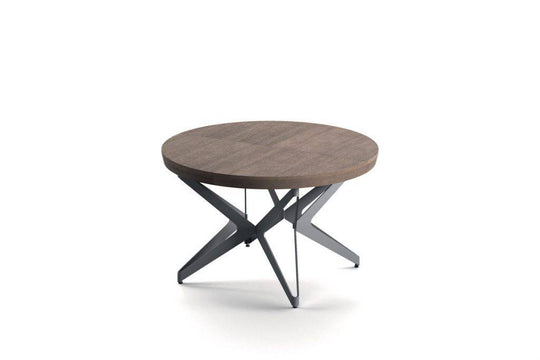 Big round, extendable dining table 