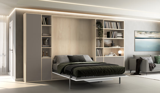 simplicity dining wall bed open